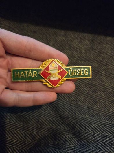 Vintage Hungarian Border Guard Badge