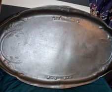 Antique Art Noveau Kayserzinn Pewter Tray