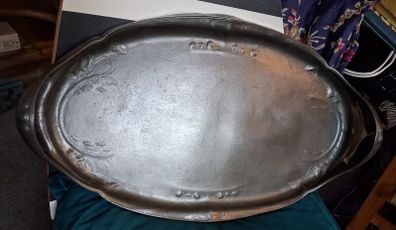 Antique Art Noveau Kayserzinn Pewter Tray