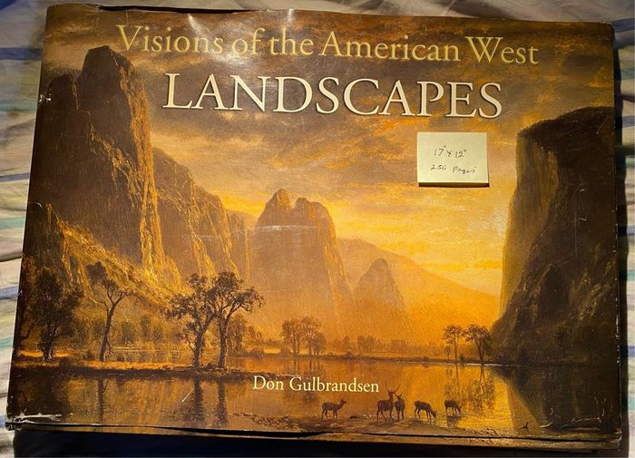 book Visions of the American West: Landscapes Hardcover Don Gulbrandse
