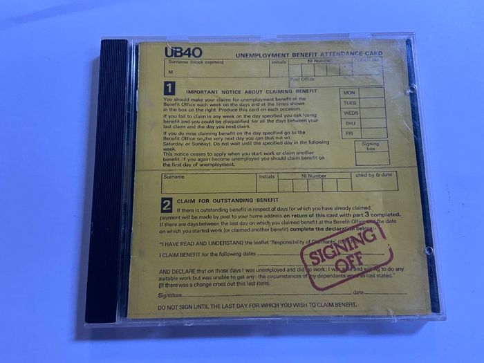 UB40 Signing Off CD