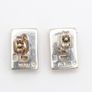 925 Vintage Sterling Silver Kit Heath Studs Image 3