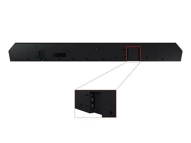 Samsung Q700B Q-Series Soundbar and Wireless Subwoofer Dolby Atmos