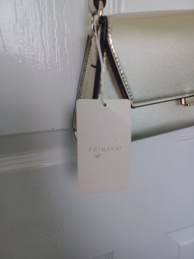 New Gold Metallic Shoulder Bag