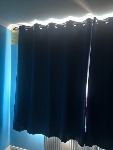 Navy Curtains