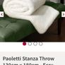 Paoletti stanza throw cream Image 2