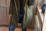 Woolrich khaki parka