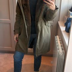 Woolrich khaki parka