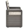Garden Storage Bench Plastic Anthracite  - Free Delivery Nationwide Image 3