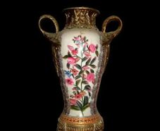 Pair Of Vintage Japanese Decorative 'Floral'Vase's