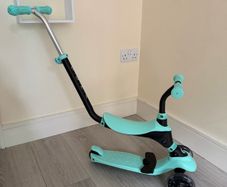 QPlay Sema Pro 3-in-1 Scooter with LED Wheels Mint