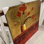 Red painting (flowers) Image 2