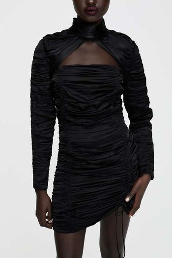 Limited Edition Satin Dress Black Dress