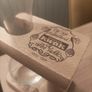 Kwak Belgian beer glass and wooden stand Image 2