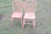 2 0ld windsor chairs