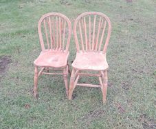 2 0ld windsor chairs