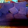 Dark plum purple 2 seater Image 3