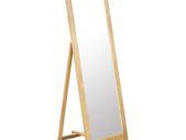 Freestanding Mirror 48x46.5x150 cm Solid Oak Wood