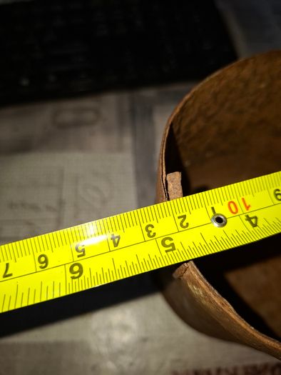 Rare 13 Piece Lot of Antique Chavagnat Tin Measuring Demi-Litre from Paris, France, dating  approximately 1800s.