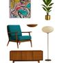 Original Abstract Painting Irish Art Mid Century Large Modern Irish abstract art Image 3