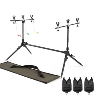 BRAND NEW Adjustable Retractable Carp Fishing Rod Pod Stand Holder Fishing Pole Pod Stand Fishing Tackle Fishing Accessory