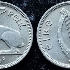 [#378] - Ireland 1968 | 3 Pence | Irish 3d | Hare | KM.12a | MS