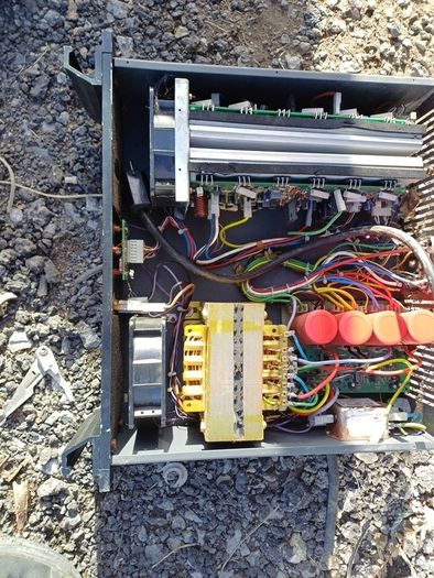 Falcon -12 professional power amp for repair or parts.