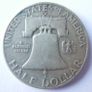 1954 Benjamin Franklin San Francisco Sterling Silver Half Dollar 1954 Benjamin Franklin Half Dollar - 12,3g Image 4