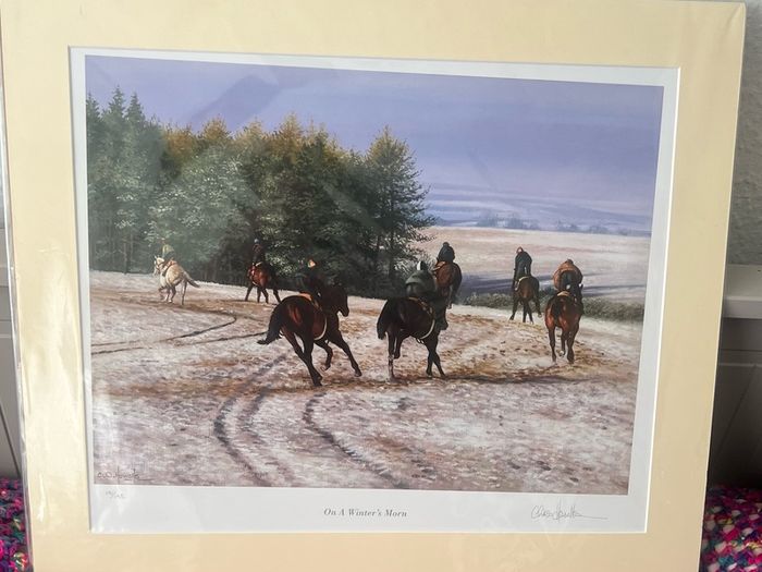 RACING PRINTS limited edition signed by Chris Howell ( on Board ready for framing)