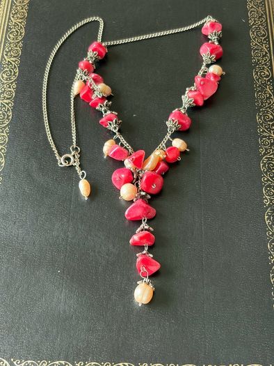 silver necklace