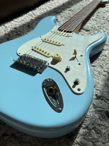 NOT a Fender, an SX Stratocaster in Sonic Blue