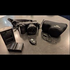 sony a6000 digital camera and lens