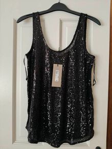 River Island Sequin Top