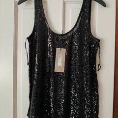 River Island Sequin Top