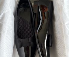 Morjas opera pump patent leather shoes UK 8.5
