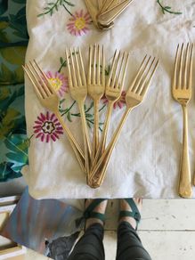 Antique cutlery