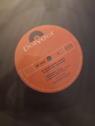 Rory Gallagher - In The Beginning An Early Taste of Rory Gallagher Japanese Pressing Vinyl
