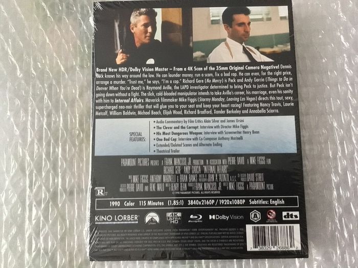 Internal Affairs 4K Dolby Vision