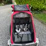 Chariot double child bike trailer Image 2