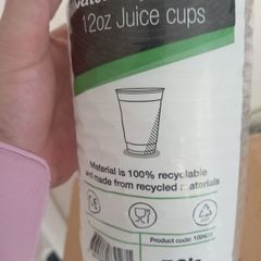 12oz plastic juice cups