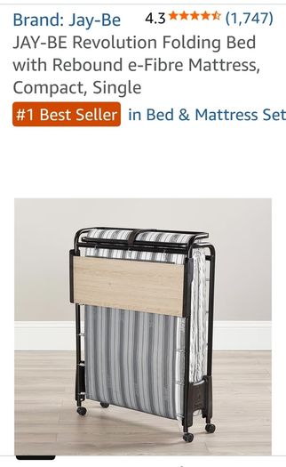 fold up guest bed