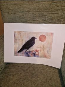 Imelda Bradley print - The Crow