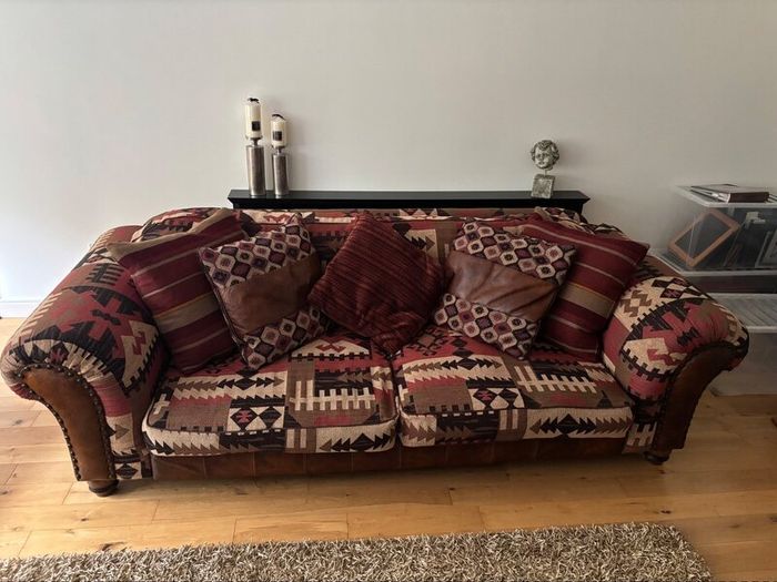 Two couches & Ottoman