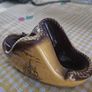 Pipe stand Vintage Mid Century double pipe holder ceramic Image 2