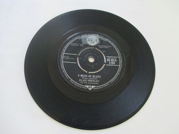 Elvis Presley The Girl Of My Best Friend 1960 Uk Pressing Single