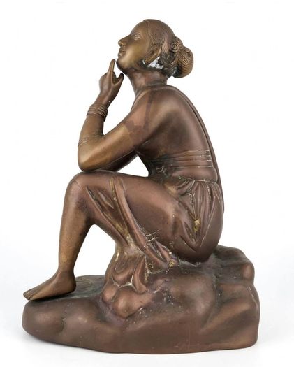 Late 19th - early 20th century brass/bronze sculpture