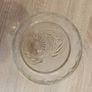 Antique pressed glass celery vase with embossed text Image 6
