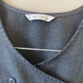 M&S grey pinafore (as new) age 8 Image 2