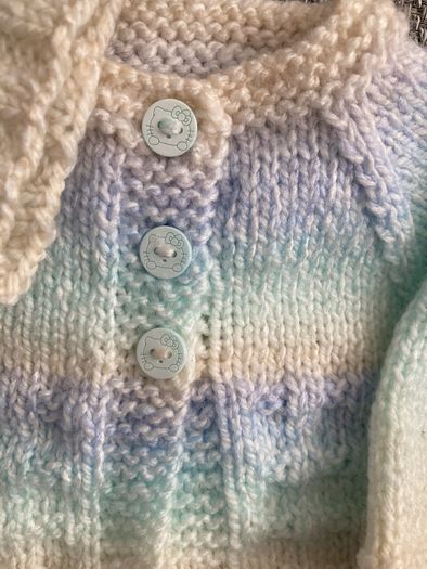 hand knit cardigan NB