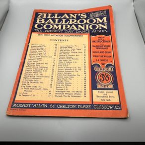 Allan's Ballroom Companion The Present Day Dance Album with Piano-Accordion